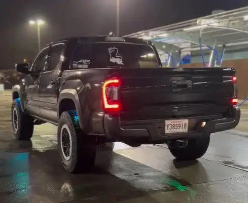 Flush Mount LED Tail Lights 2016-2023 Toyota Tacoma Sequential Turn Signals