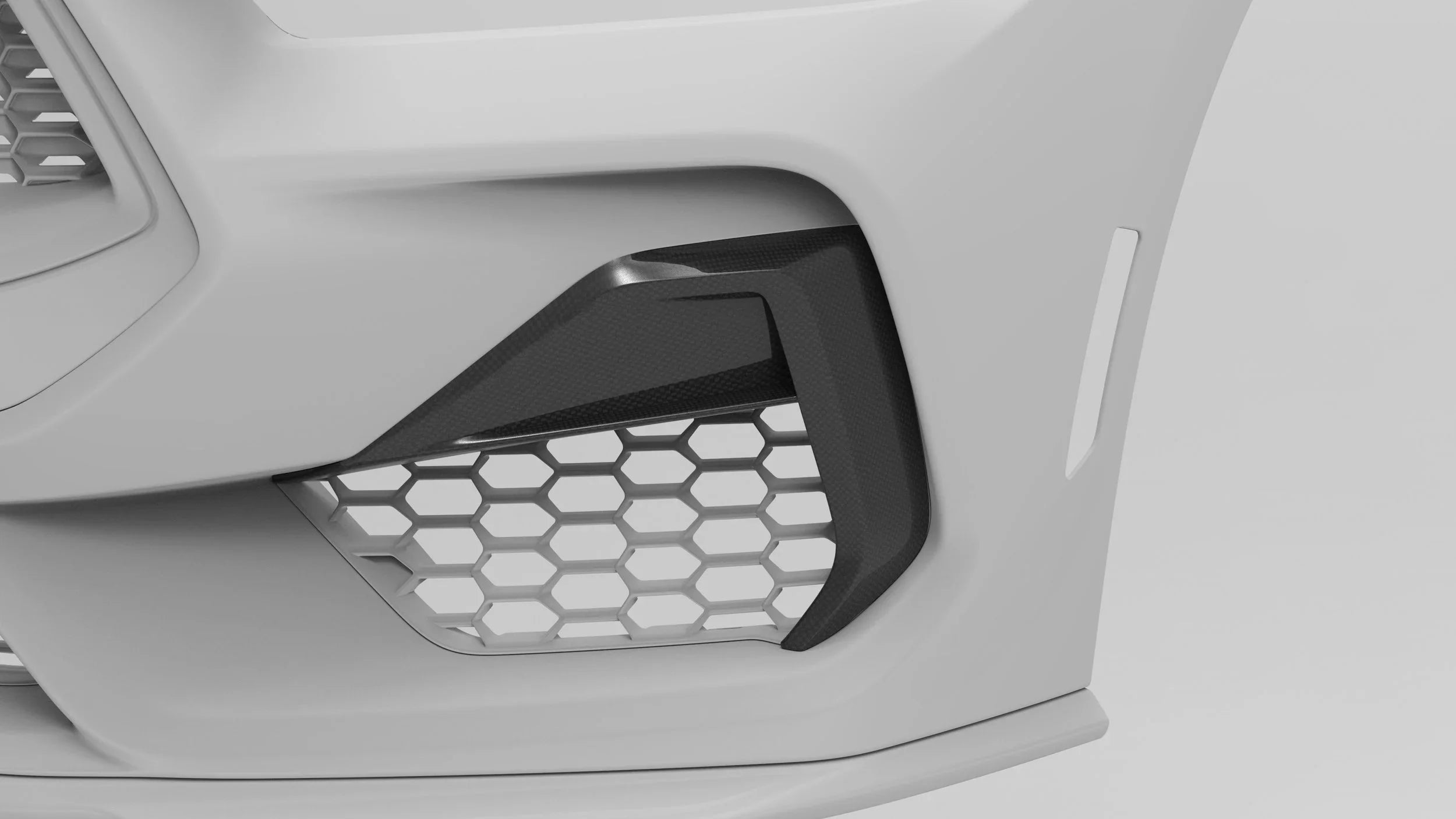 NYTOP Dry Carbon Side Grille Trim Cover For 2024-Current Ford Mustang GT
