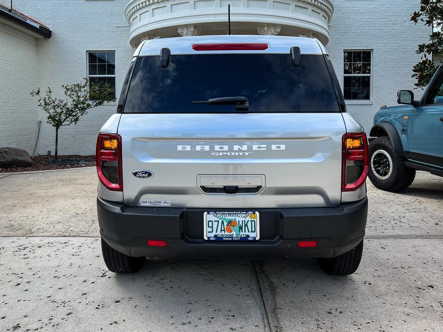 Version 1 Tail Light Overlays For 2021+ Bronco Sport