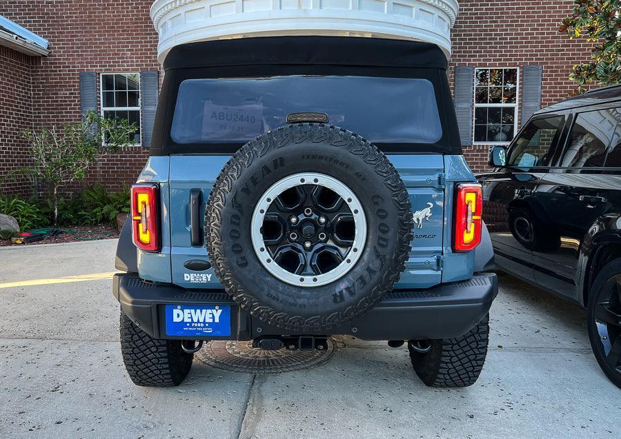 Version 1L Tail Light Overlays For 2021+ Bronco (w/ LED Taillights)