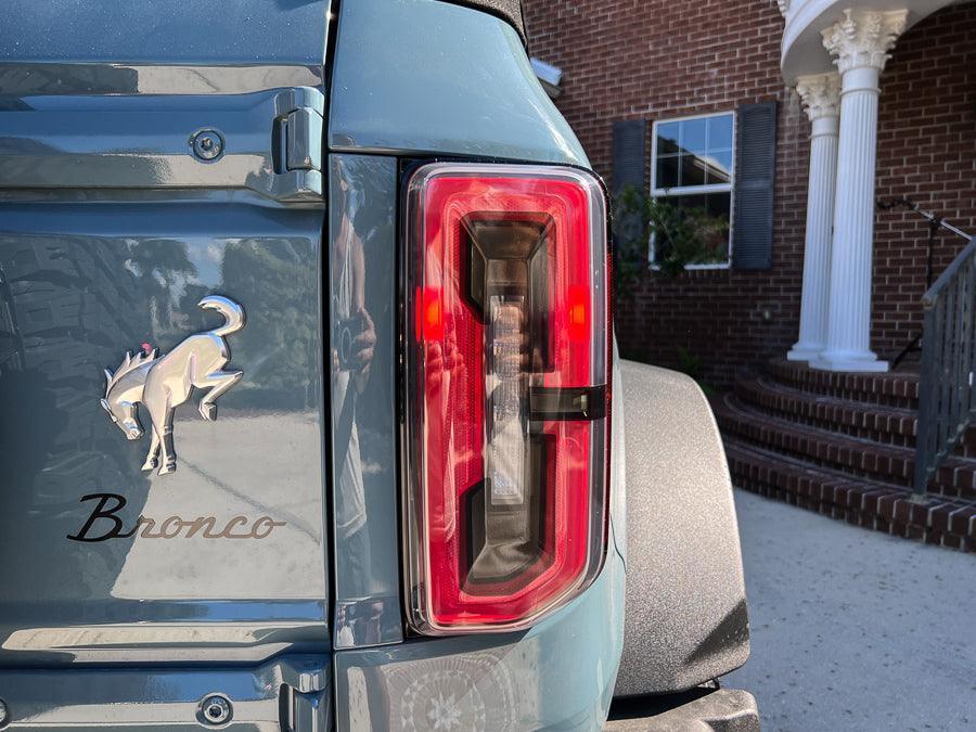 Version 1L Tail Light Overlays For 2021+ Bronco (w/ LED Taillights)
