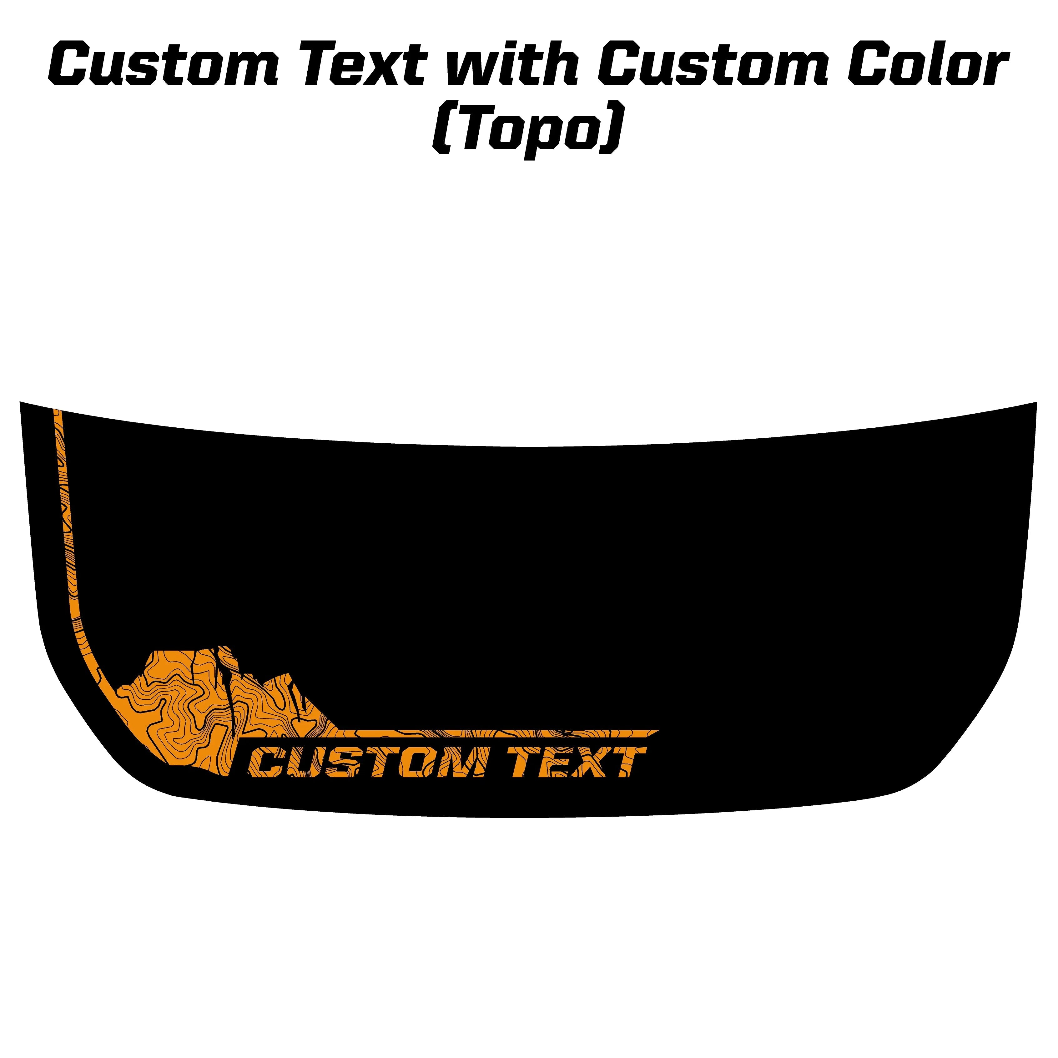 Badlands South Dakota Stealth Hood Overlay (Printed Series) For 2021+ Bronco