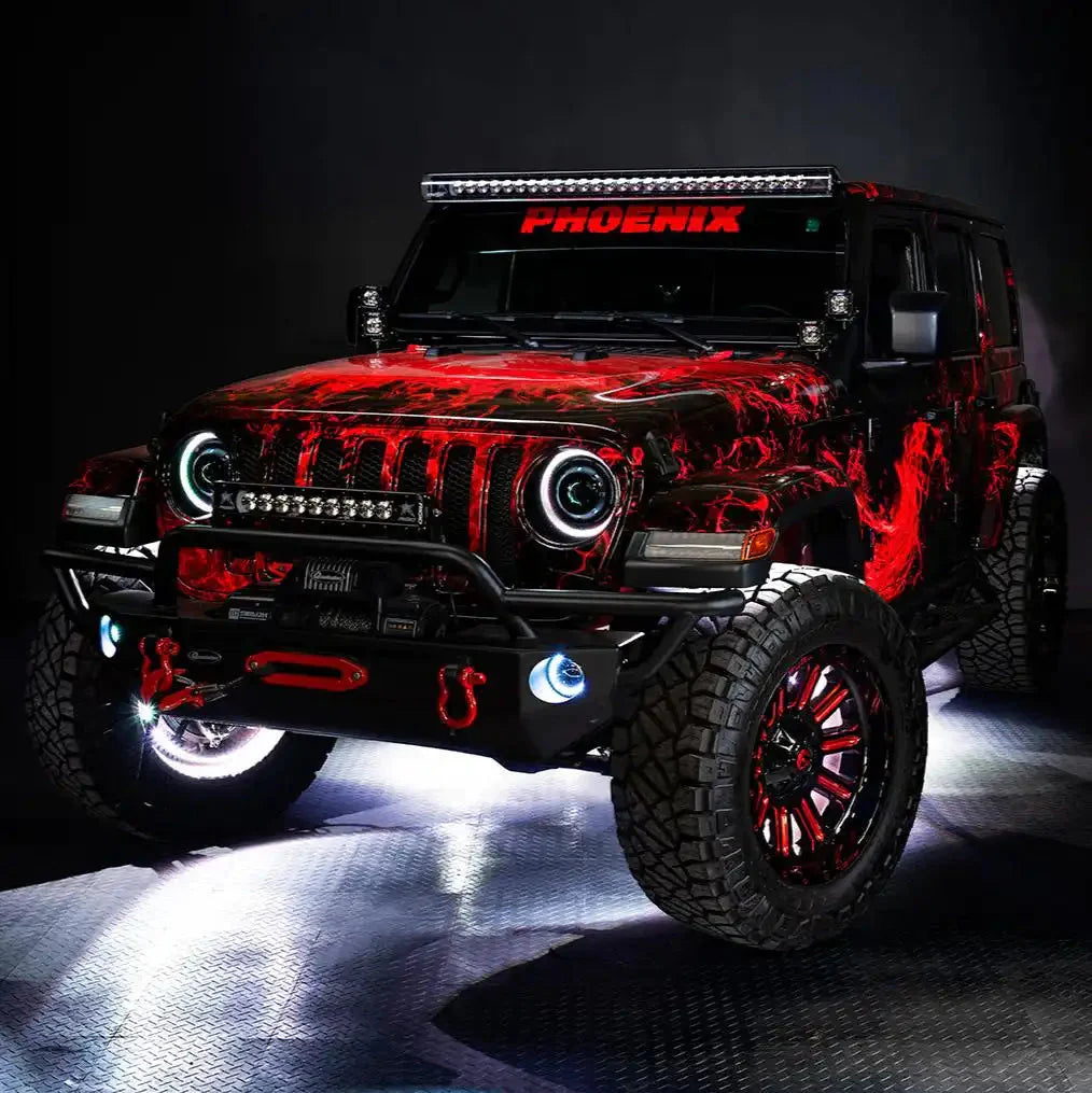 ORACLE Lighting Oculus™ Switchback Bi-LED Projector Headlights for Jeep Wrangler JL/ Gladiator JT