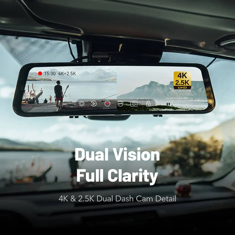 Wolfbox G900 Tri Pro Bumper Dash Cam