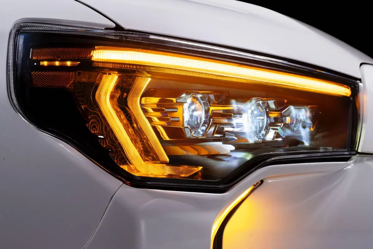 Illuminated XB Evo Headlights for 14-24 4Runner with high beam and turn signals