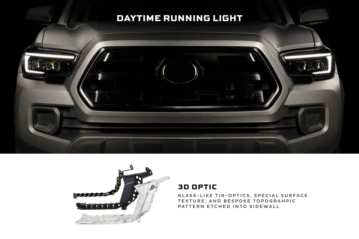 Toyota Tacoma with XB Evo Hybrid Headlights showcasing aftermarket hybrid headlights upgrade