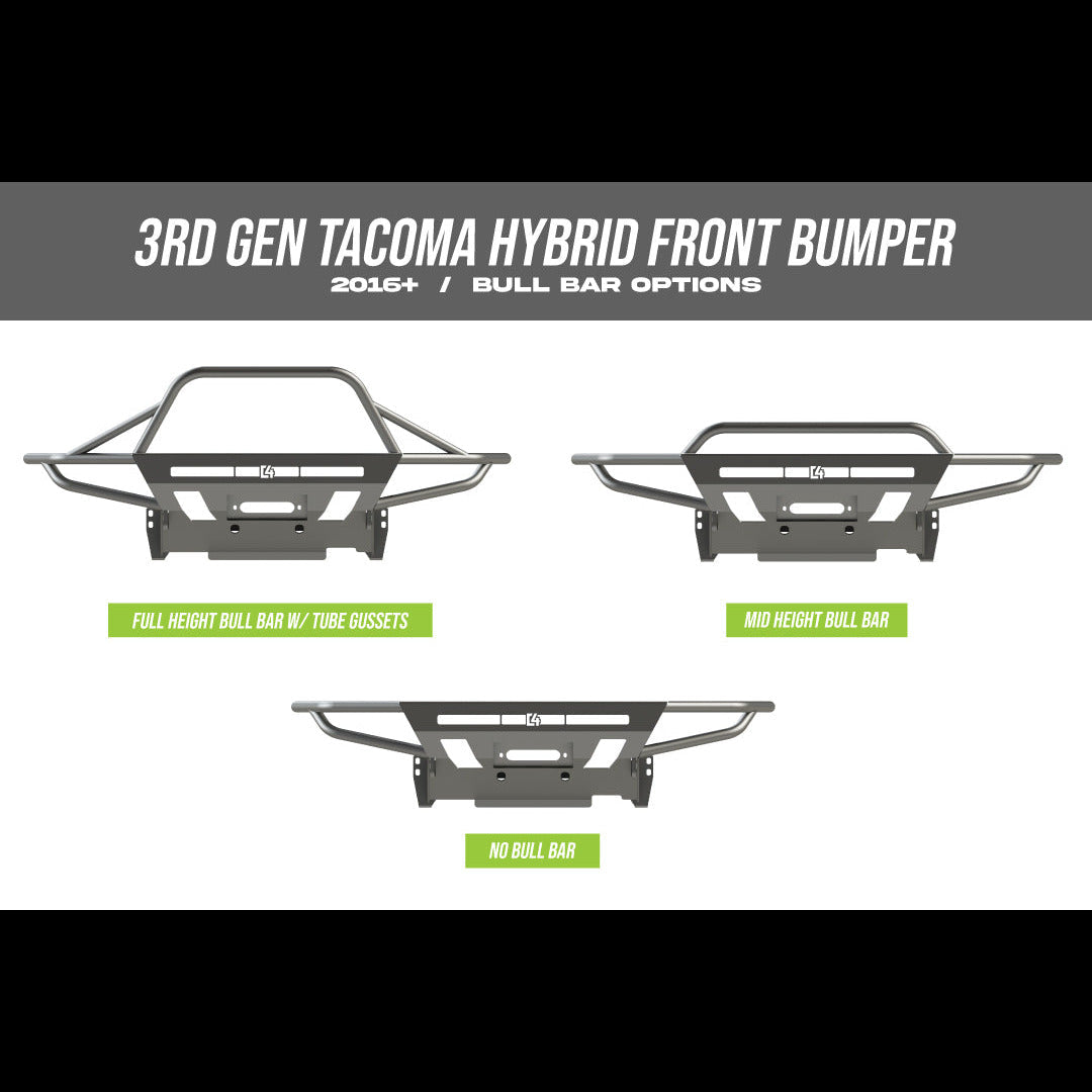 Tacoma Hybrid Front Bumper / 3rd Gen / 2016+