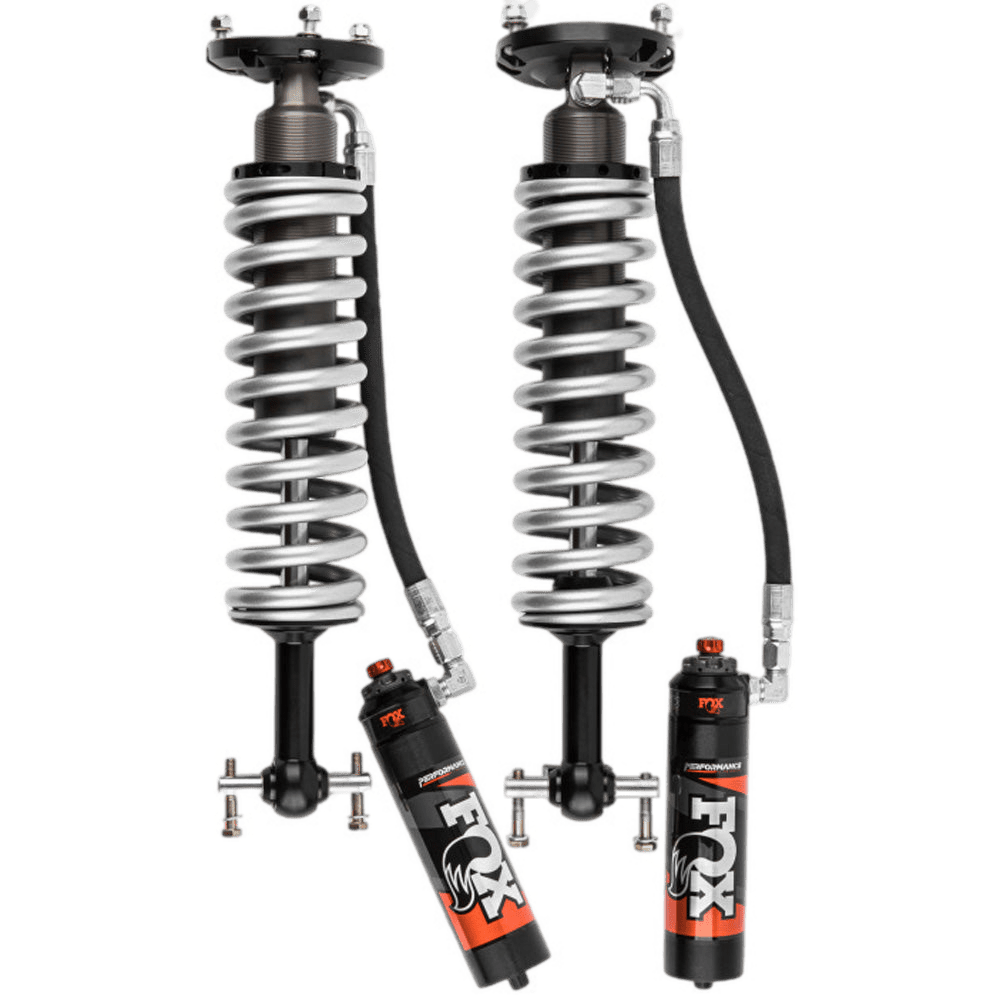 Fox - Performance Elite Series 2.5 Coilover Reservoir Front Shocks (2-3" Lift) - Toyota Tacoma (2005+) - Sibi Built