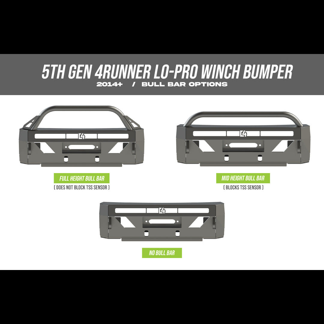 4Runner Lo Pro Winch Bumper / 5th Gen / 2014+